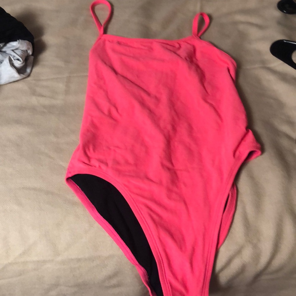 Jolyn Hot Pink One-Piece Tie Back